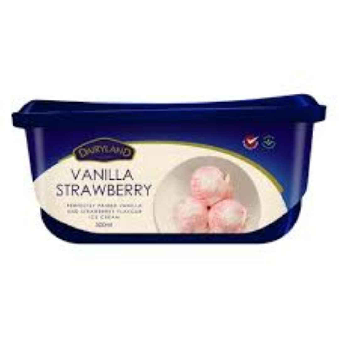 DAIRYLAND VANILLA/STRAW 500ML